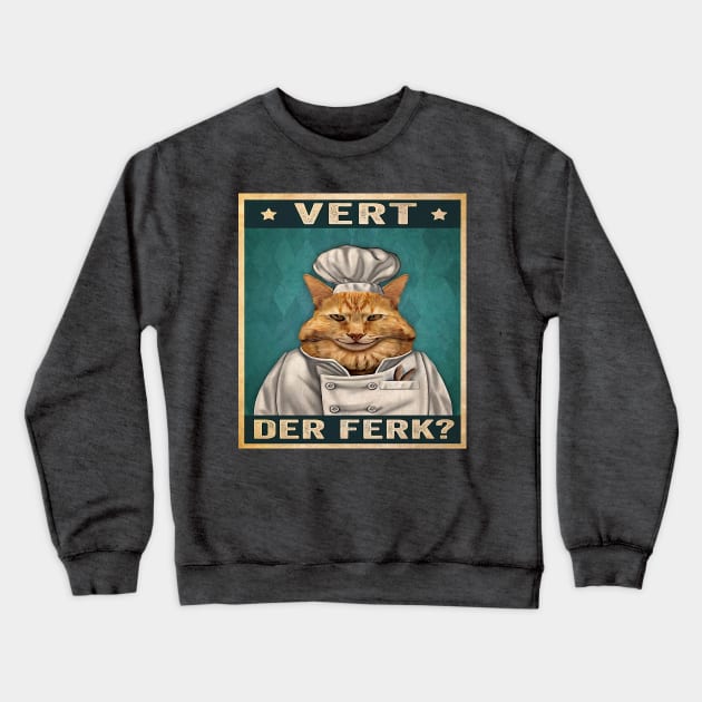 Vintage Vert Der Ferk Crewneck Sweatshirt by Sidomulyostore